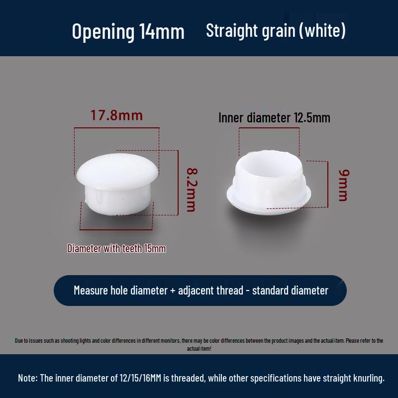 Universeller Runder Dekoplastikstopfen für Möbelscharniere und Schraubenlöcher