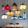 Nordic Retro Glass Pendant Light for Bar, Bedroom, Living Room, or Study