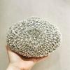 Pink Gold Champagne Crystal Evening Flower Bag Floral Stones Lady Clutch Purses Diamond Wedding Bridal Party Gala Handbag