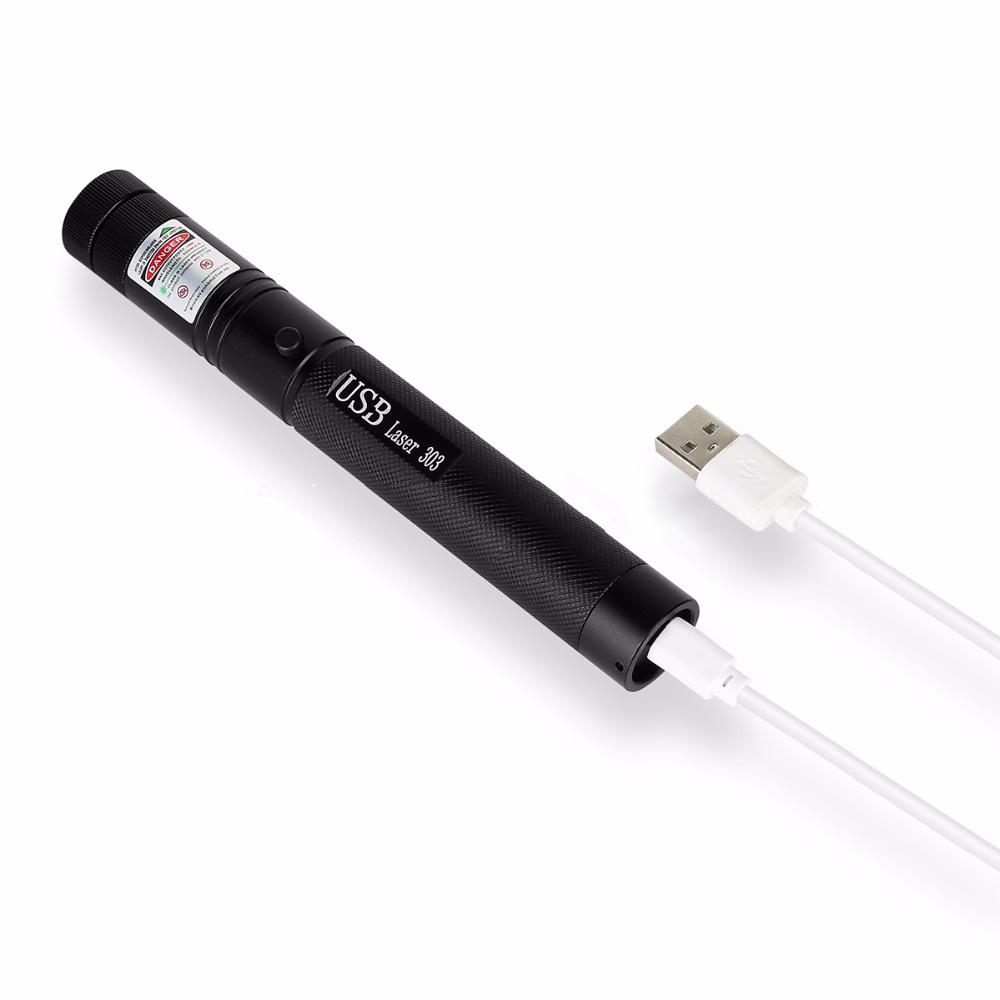 Multi-Color Starry Sky USB Laser Flashlight