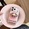 Cream dessert applies to Apple 17pm mobile phone case iphone16 three-dimensional puppy biscuits 14 all-inclusive soft 15 bracket