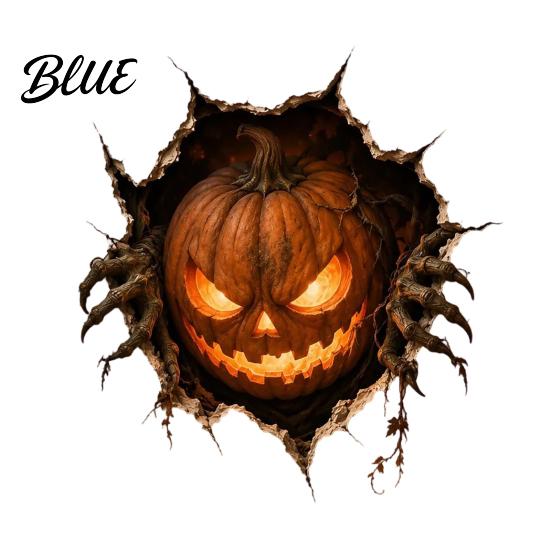 Decorative Decals for Dormitory Halloween Break-in 3D Wall Decals Illusion Effect Spooky Breaking Through Stickers Party Sticker Horror Ghost Witch