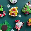 PVC Soft Rubber Fridge Magnets Christmas Decorative Gift Magnets Christmas & New Year Soft Magnetic Stickers
