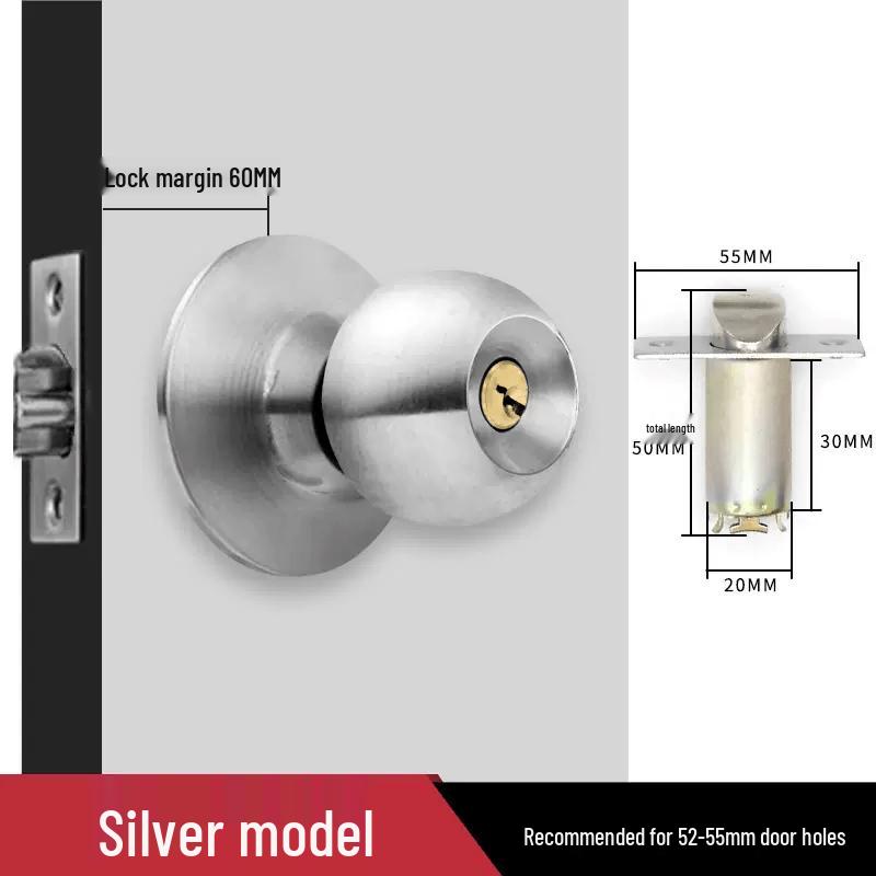 Haiyuda Universal Spherical Stainless Steel Door Lock