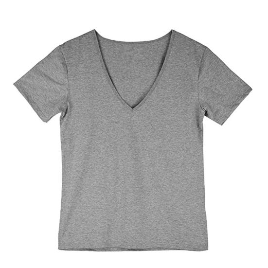 Men T-shirt Deep V Neck Solid Color Slim Fit Pullover Thin Workout Sweat Absorption Mid Length Sports Top Men Clothes