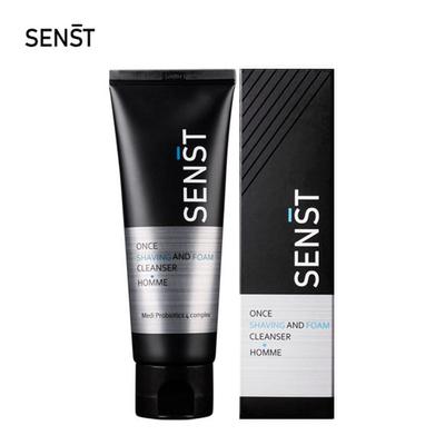 SENST Men's Cosmetics Once Shaving and Foam Cleanser Homme 120ml