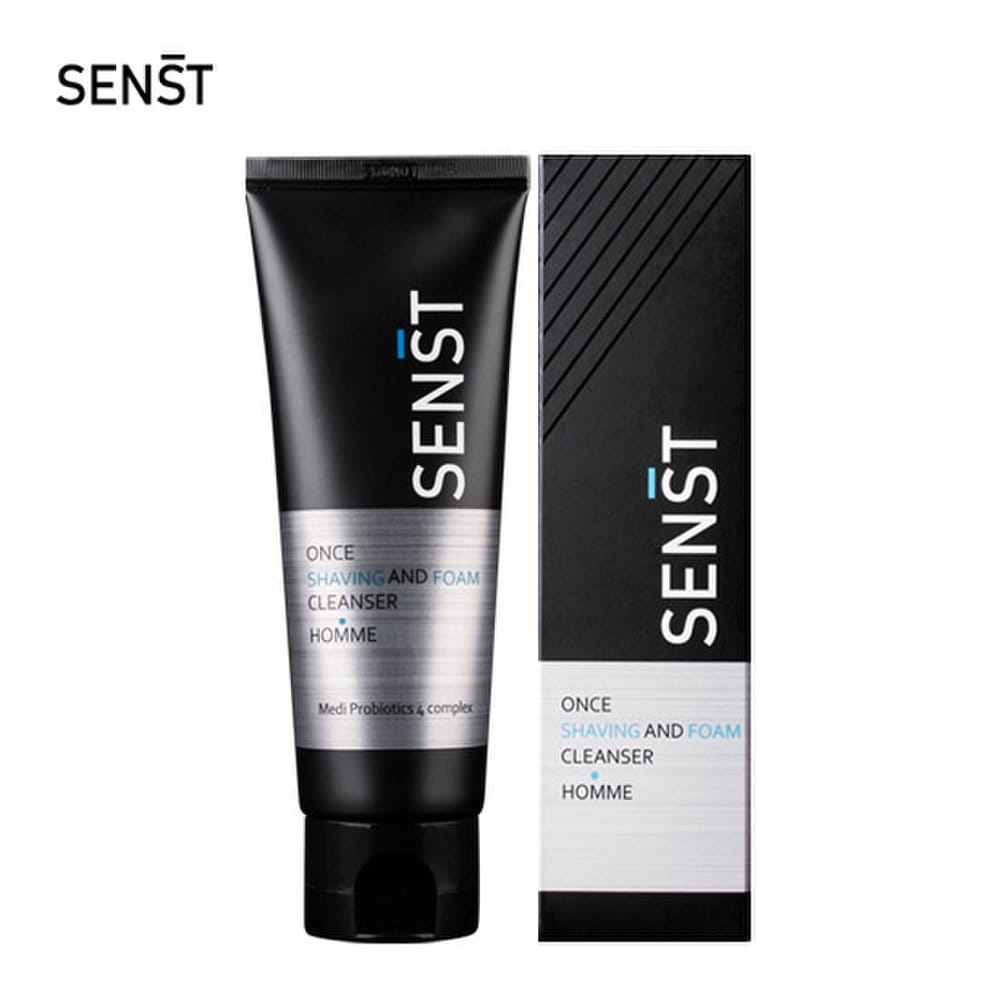 

SENST Men s Cosmetics Once Shaving and Foam Cleanser Homme 120ml