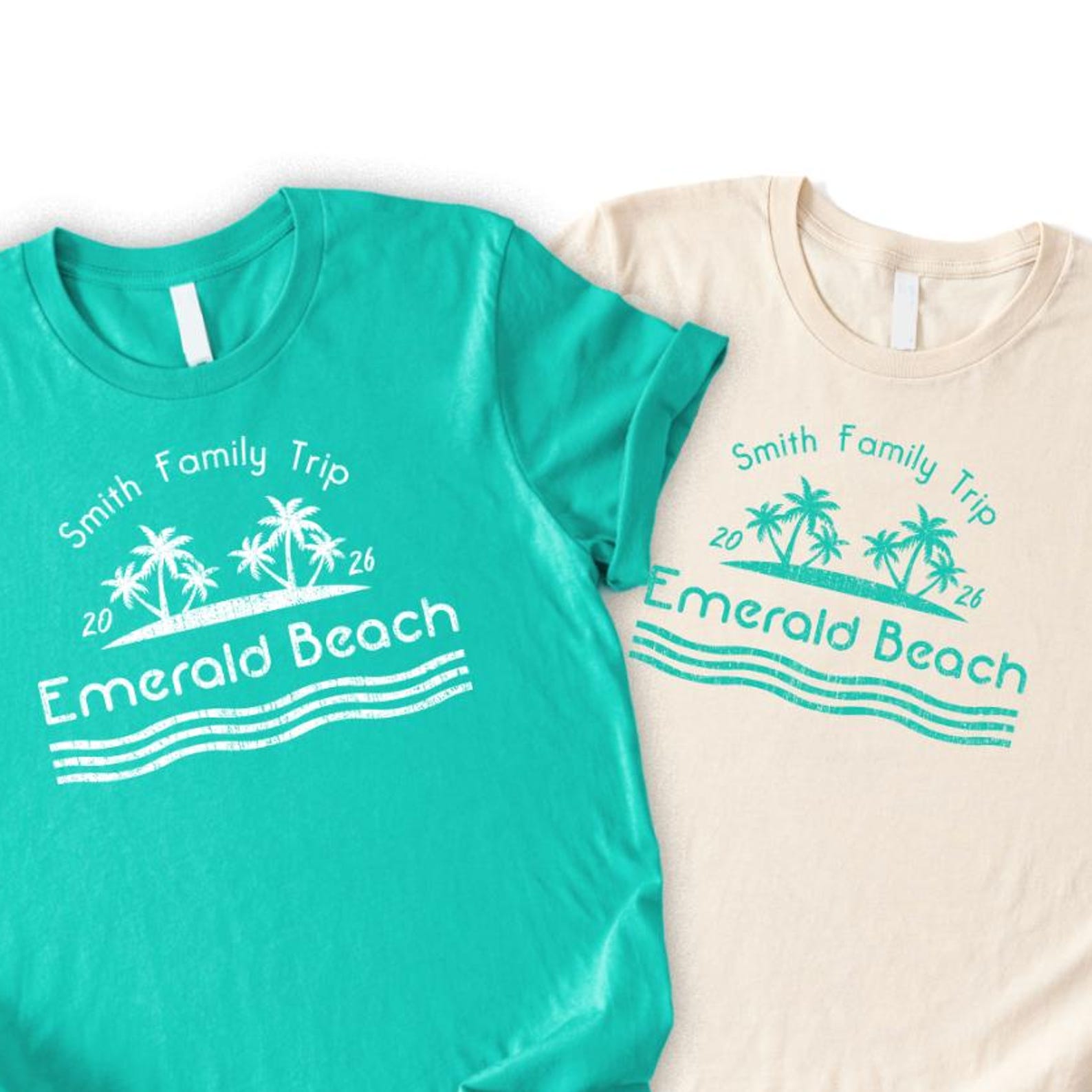 Custom Beach Trip Shirts Matching Personalized T-Shirts Vacay Hawaii Florida Key West Keys 30a Cruise Obx Family Vacation Friends Travel 3XL