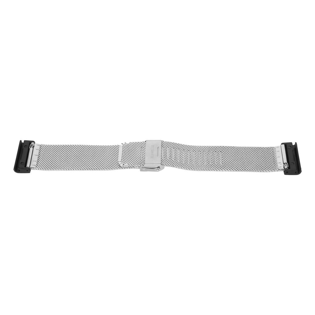 Stainless Steel Mesh Watch Strap Adjustable Quick Release Watch Band 26mm Fit for Garmin Fenix 7X 6X 5X Silver
