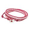 [Cenote] Rose Quartz Wrap Bracelet [Power Stone Accessory] T5008rq