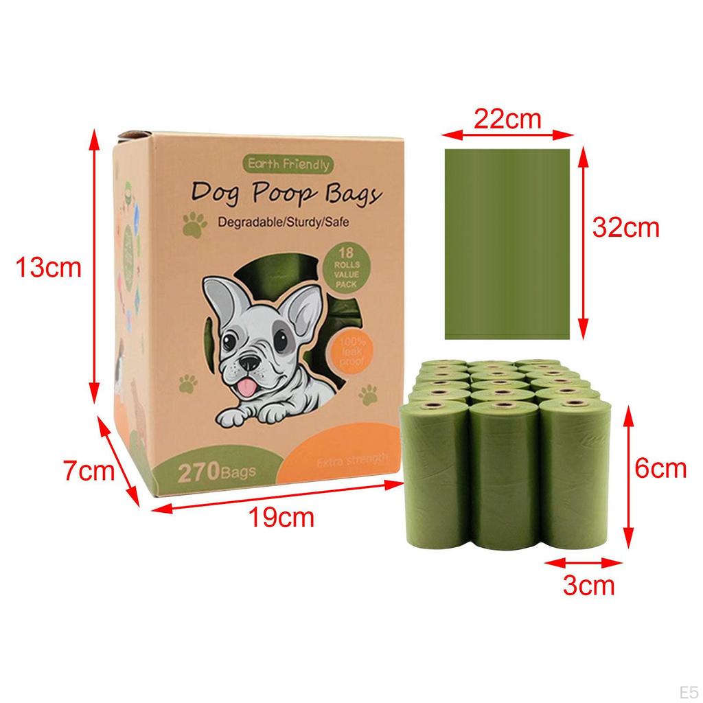 Heavy Duty Dog Poop Bag Refills Extra Thick Biodegradable for