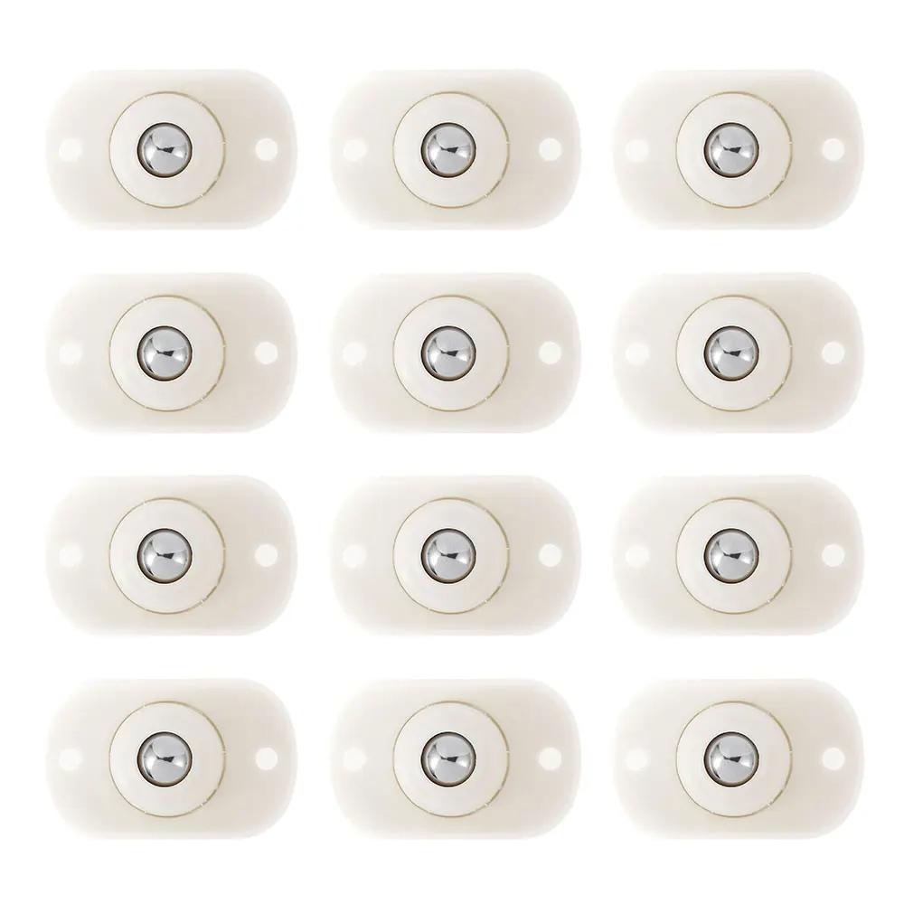 Wheels For Furniture Stainless Steel Roller Self Adhesive Caster Home 360 Degree Load Bearing Swivel Universal Wheel