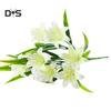 DYS Home Decor Potted Plant Artificial Plastic Simulation Flowers Photo Props Home Decor