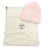 Excellent HERMES Knit Cap Beanie Leesa Slalom Serie Button Wool Women L H252002N Used