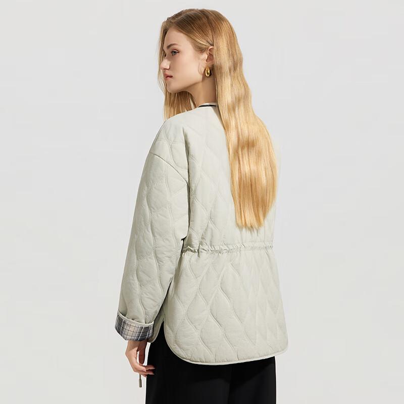 Women's Korean Style Diamond Quilted Padded Jacket