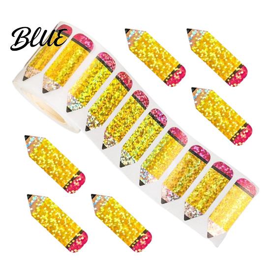 Halloween Sealing Stickers 500PCS Stickers Self-Adhesive Holographic Labels Decorative Festive Adhesive Holiday Party Favor Labels Decals