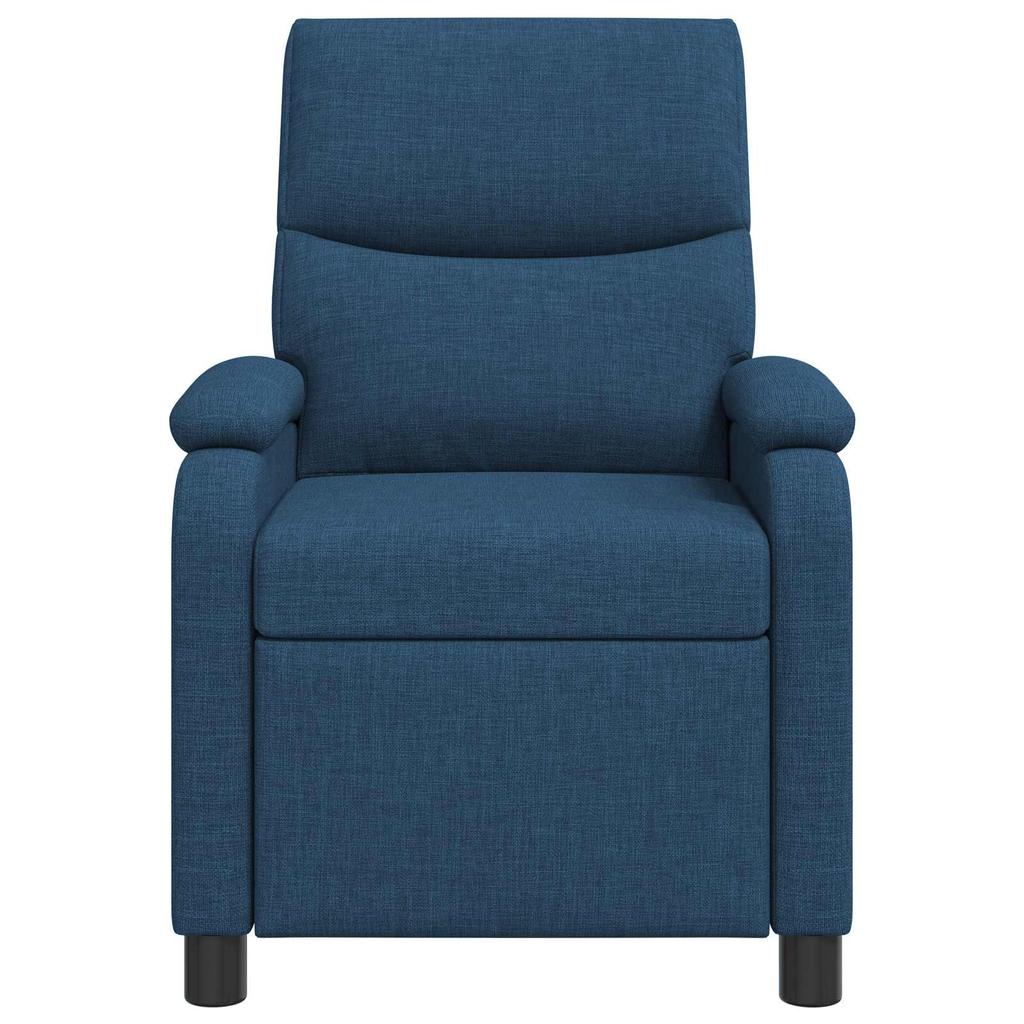 Massage Relax Chair Blue Fabric