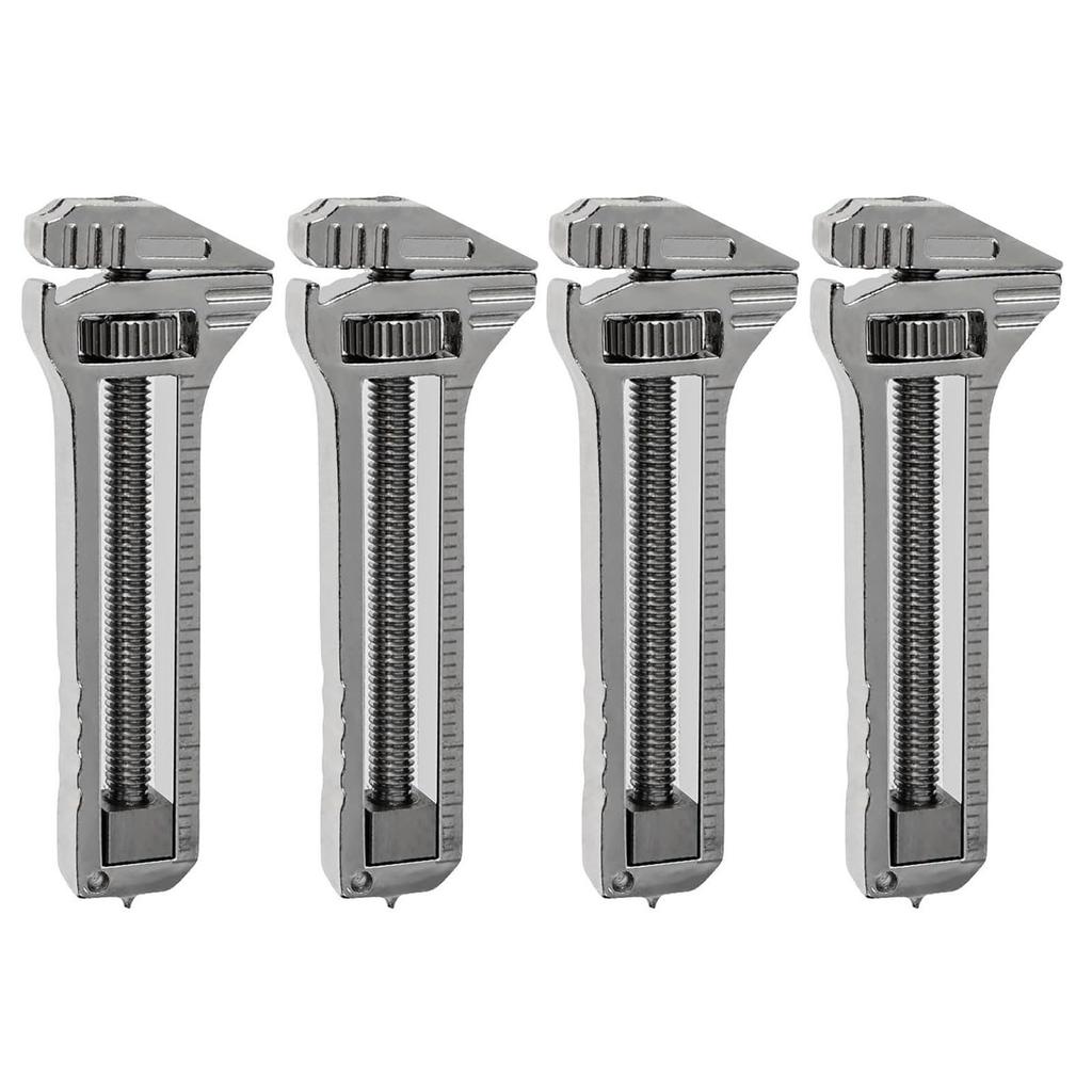 1/4Pcs Mini Wrench Pocket Portable Multitool Tools for Outdoor Camping Compact Zinc Alloy Bottle Opener Outdoor Small Tools