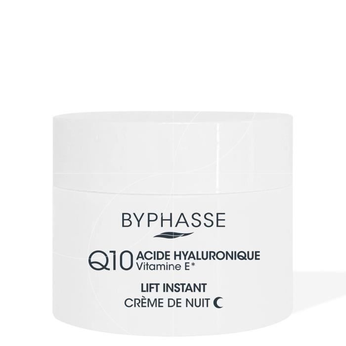 Crème de nuit Q10 Acide hyaluronique Vitamine E 60 ml