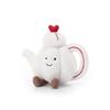 Apricot Lamb Love Teapot Plush Toy for Soft and Cute Fluffy Love Teapot for Girls and 14cm Kids, Boys,