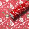 2pcs Christmas Gift Packaging Paper Printed Gift Paper Cute Christmas Eve Christmas Gift