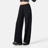 Li Ning Fitness Series Straight Leg Simple Versatile Solid Color Mid Waist Casual Knit Sports Pants Women pants AKLV970-3