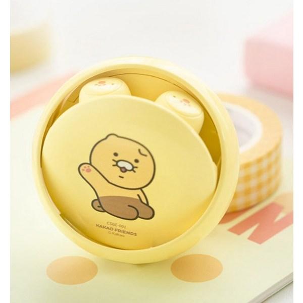Kakao Friends Swing Bluetooth Earphones, Rolling Chunsik Yellow, CSBE-001, Koreas Best Character
