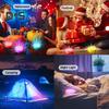 LED Pool Lights Set with Timer Function Remote Control IP68 Waterproof 16 Colors 3 Modes Rechargeable Underwater Pool Lights