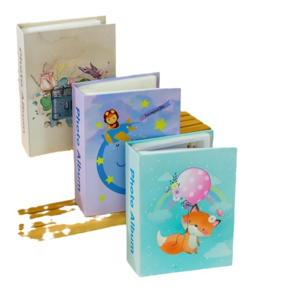 6 Inch 100 Pockets Photo Album Cloth Cover Photo Storage Scrapbook Album  Newborn Memory