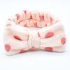 Dot Bows Headband Women Coral Fleece Knot Elastic Hairband Solid Hair Ties Girls Accesories Wash Face Makeup Head Wrap Bandage