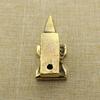 1pcs Brass Antique Old Chopping Block Folk Old Items Desktop Ornament Home Decorations Keychain Pendant Car Ornaments Unisex Home Decor Items