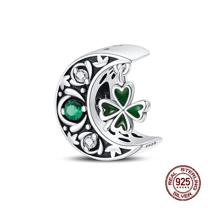 Charms Copper Fit Charms 3Mm Original Bracelet Four Leaf Clover Womens Tree Of Life Beads Diy Fine Jewelry Gift