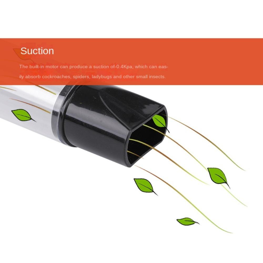 Electronic With LED Light Pest Catcher Sucker Grabber Moth Insect Suction Device Bug Vacuum Insect