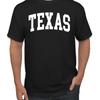 State of Texas College Style White Fashion Men T Shirt