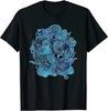 Medusa Serpent Head Graphic Tee Cotton Round Neck Short Sleeve TShirt for Unisex