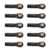 10Pcs RC Tie Rod Ball Head Light Weight Wear Resistant Plastic Accurate Size M3 Tie Rod End Ball Joint for 1/10 1/12