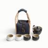 Nanshan Mister Portable Linen Tea Set Travel Bag