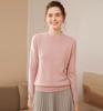 Women's Plus Size Cashmere Sweater - Round Neck, Loose-Fit, Knitted Pullover for Autumn and Winter