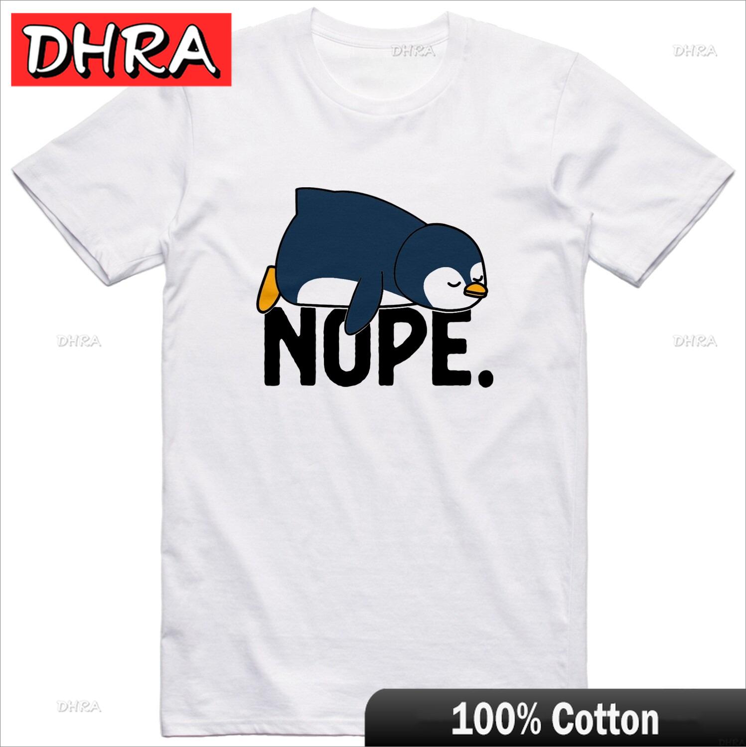 

Funny TShirt Penguin Design Regular Fit Cotton Tee Bold Graphic TShirts Unique Trendy Funny Shirts Tops for Gift Idea TShirt 4XL