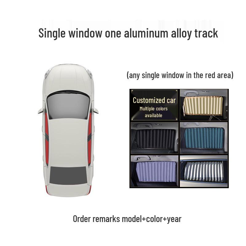 Volvo XC60/XC90/S90/V40/S60L Rear Car Sunshade Privacy Curtains