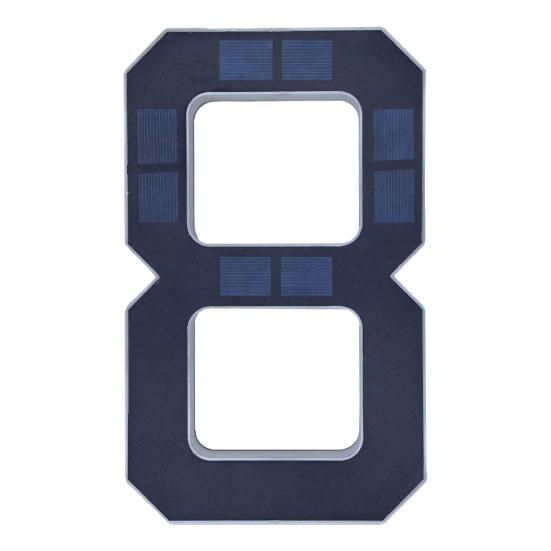 Solar Address Number Sign, LED Lighted House Number for Outdoor, Auto On/Off, Waterproof Garden Door Decoration