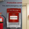 Transparent Fire Alarm Guard, Wall-Mounted Safety Enclosure, Protective Pull Station Case