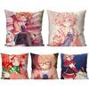 Kuriyama Mirai Animation Kyoukai No Kanata Pillow Case Square PillowBedroomSofa Leisure ComfortLiving Room Home Decoration 40X40