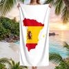 Spain Beach Towel Soft Microfiber Summer Towel Quick Dry Absorbent Towel for Beach Swimming Pool Travel