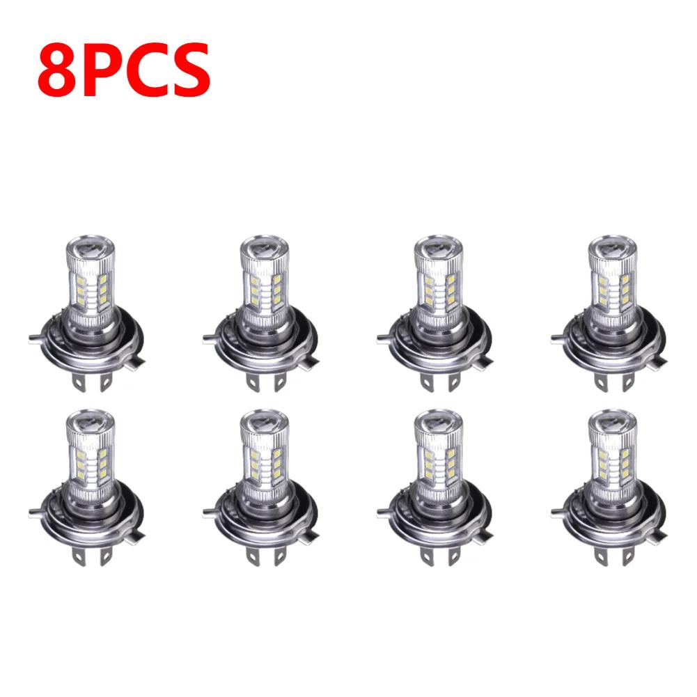 H4 Super White LED Headlight Bulb 1-10PCS 6000-6500K High Low Beam LED Headlight IP67 Waterproof Auto Headlight 4000LM 80W 12V