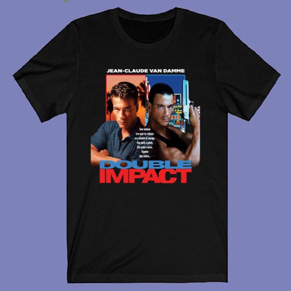 Double Impact Movie Men s Black Size S-3XL S