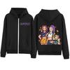 Kids Fashion Women's Lightweight Long Sleeve Zipper Hoodie Printed Hoodie With Pockets