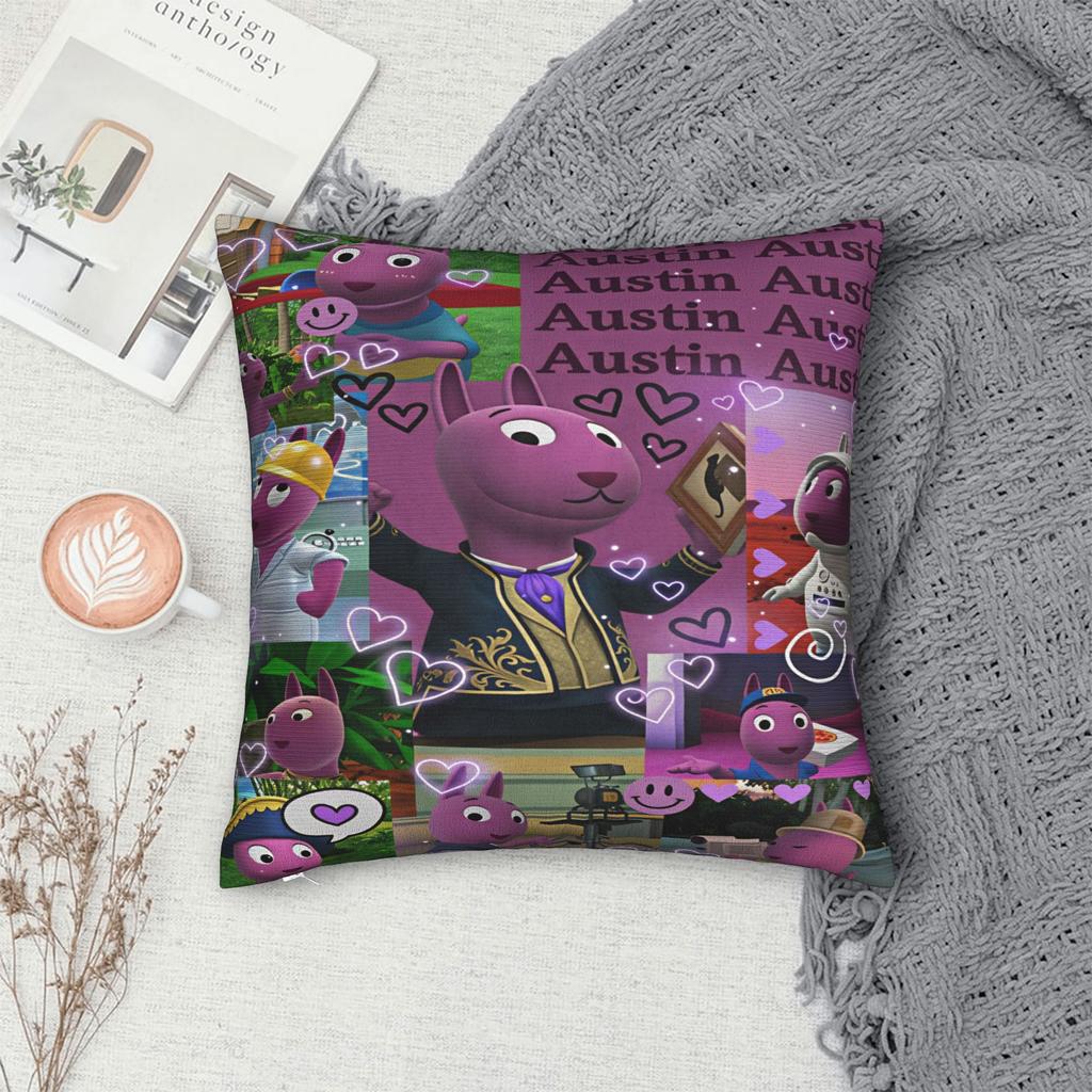 The Backyardigan Pillow Cover  Kawaii Pillow Case For Sofa Bedroom Home Decor Custom Pillowcases Gift