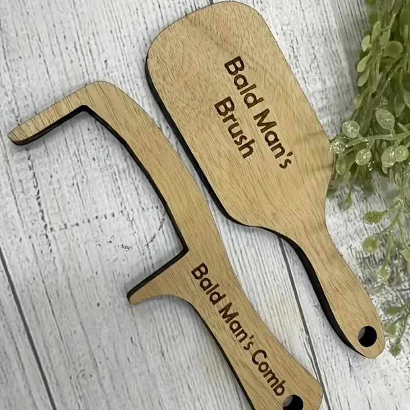 Funny Bald Man's Comb White Elephant Gift Prank Gift Over The Hill Party Gift Birthday for Men Hair Loss Comb for Bald Men