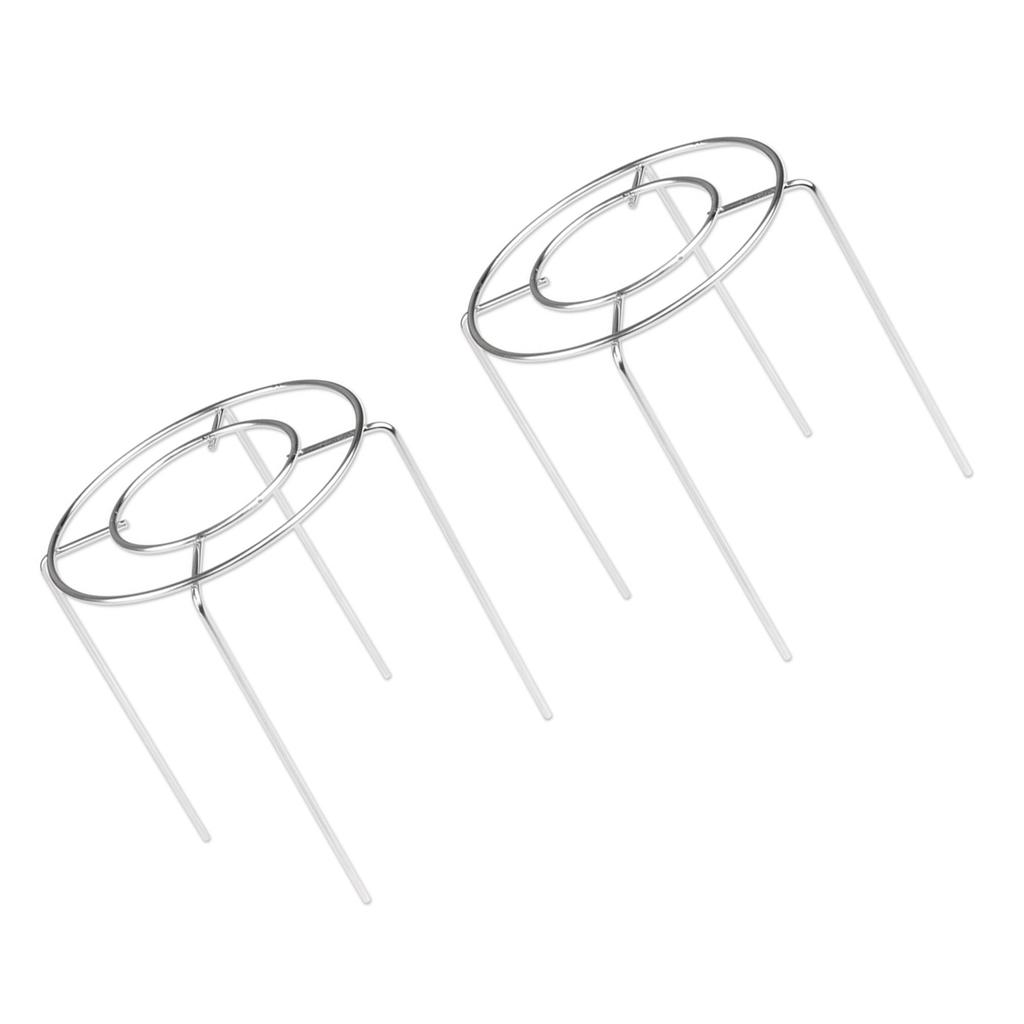 Pack Of 2 Round Cake Cooling Stand Holder Stainless Steel Baking Rack Pastries Steamer Multipurpose Steaming Tool